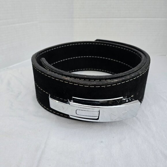 XL Titan Toro Suede Lever Powerlifting Weight Belt 4" High 3/8" Depth EUC - Picture 12 of 15